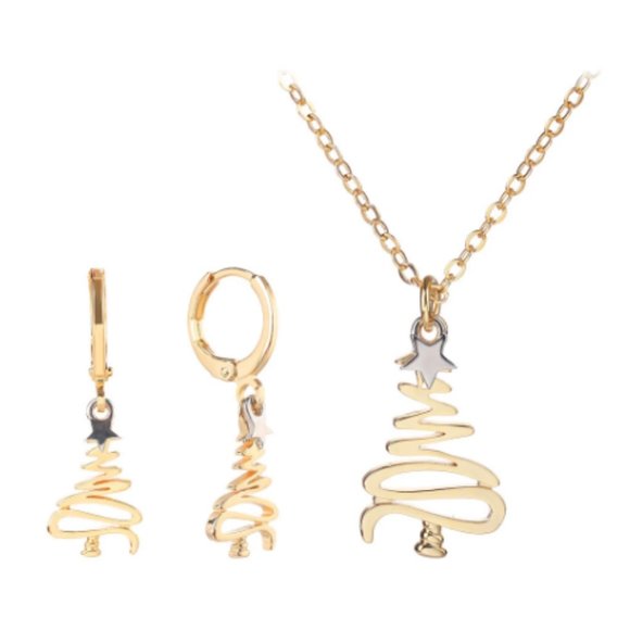 🍏50% OFF/3+...Christmas Tree Earrings (Gold) - Picture 7 of 7